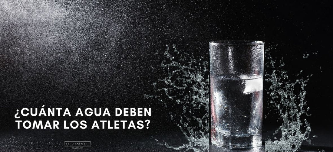 ¿Cuánta agua deben tomar los atletas?