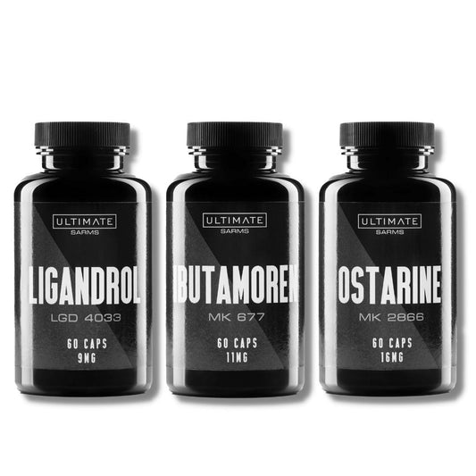 Ligandrol LGD-4033, Ibutamoren mk-677, Ostarine mk-2866 para masa muscular y traumas